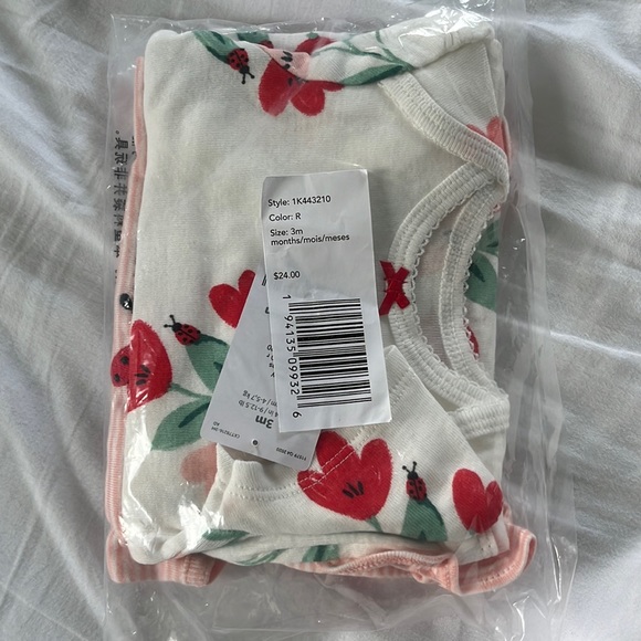 NWT 3mo Carters Daddy’s Little Lady bug outfit - Picture 1 of 2